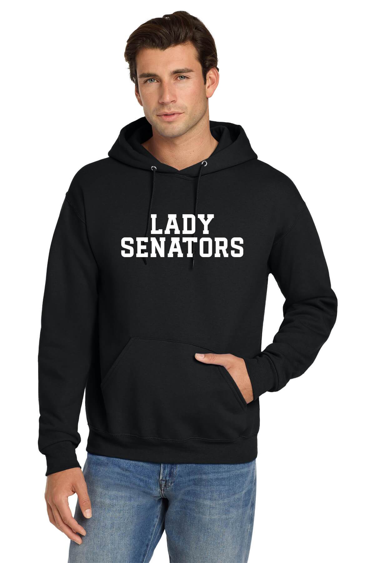 Lady Senators Jerzees® Super Sweats® NuBlend® Pullover Hooded Sweatshirt - Image 2