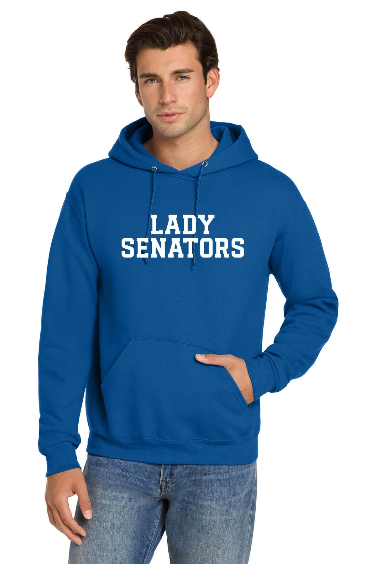 Lady Senators Jerzees® Super Sweats® NuBlend® Pullover Hooded Sweatshirt - Image 3