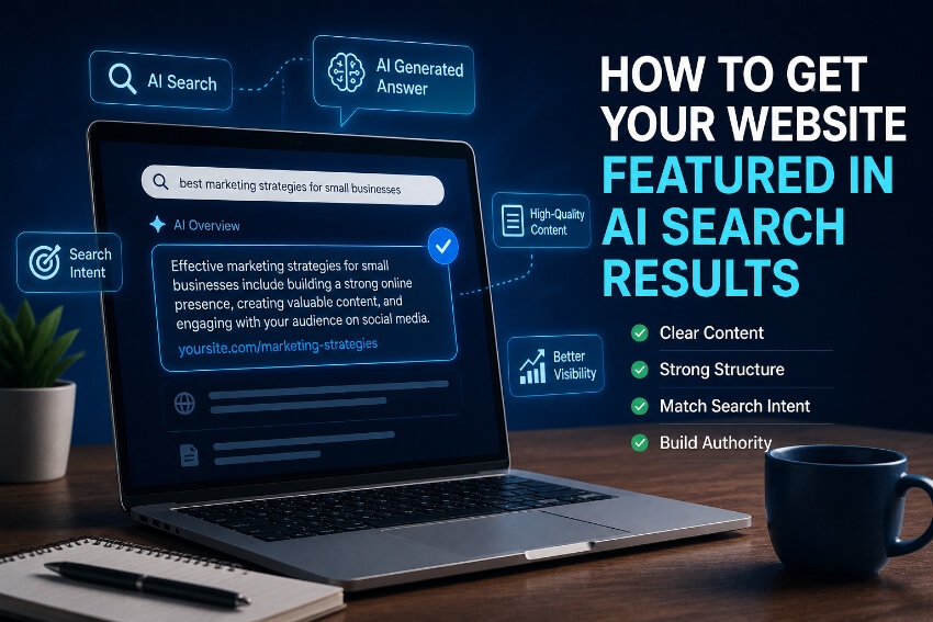 our Website Featured in AI Search Results