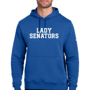 Lady Senators Nike Club Fleece Sleeve Swoosh Pullover Hoodie