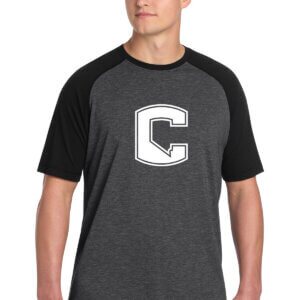 Nevada "C" Sport-Tek® PosiCharge® Tri-Blend Wicking Raglan Tee