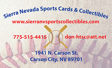 Sierra Nevada Sports Cards & Collectibles