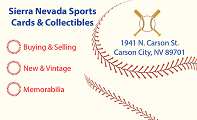 Sierra Nevada Sports Cards & Collectibles